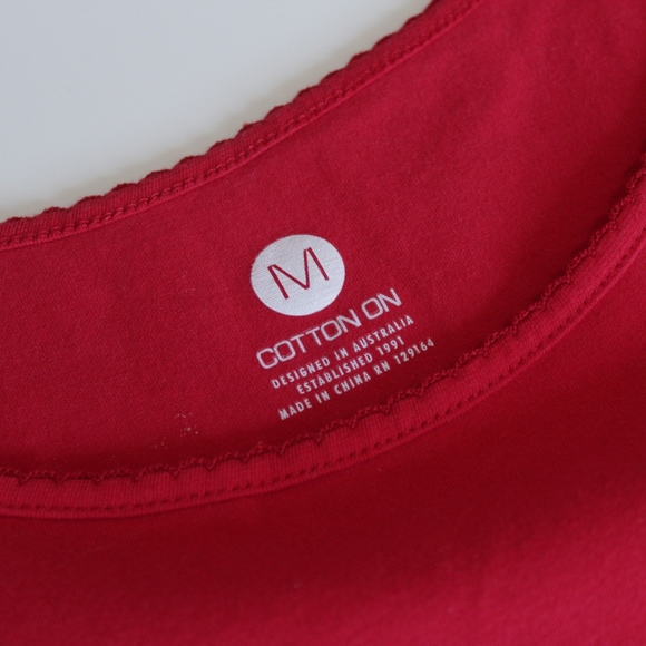 Red Mini Skater Dress - Picture 6 of 6